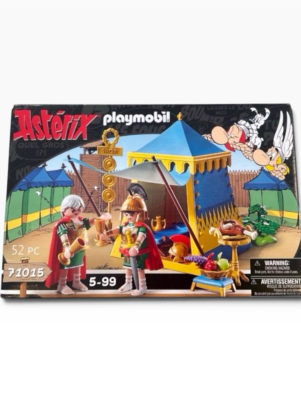 Playmobil Asterix Roman Banquet Tent 71015 52-Piece Set Ages 5-99 Legionnaires